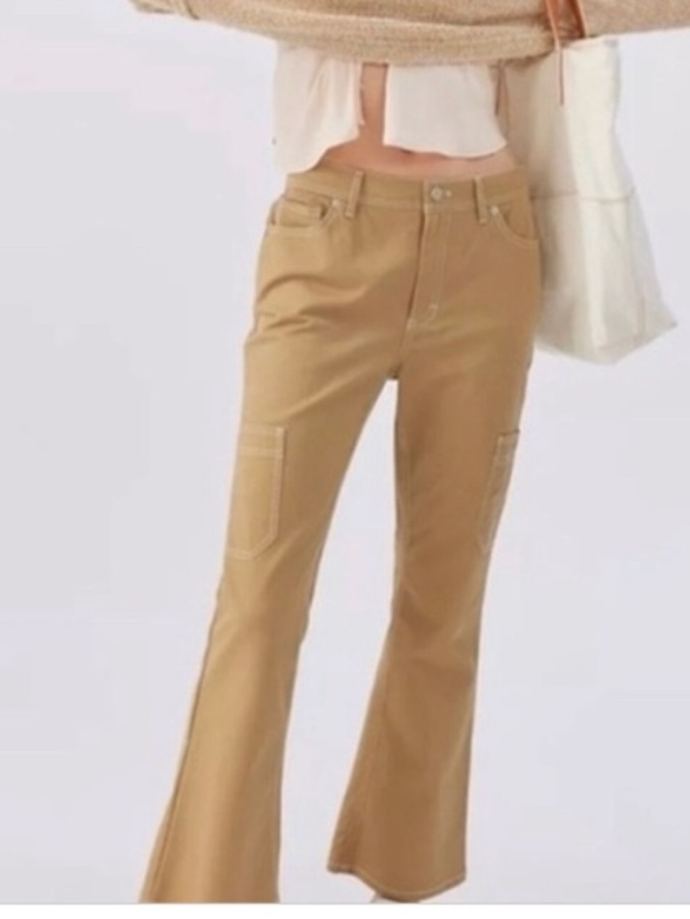 BDG Urban Outfitters Lia Tan Cargo Pant Cropped Kick Flare